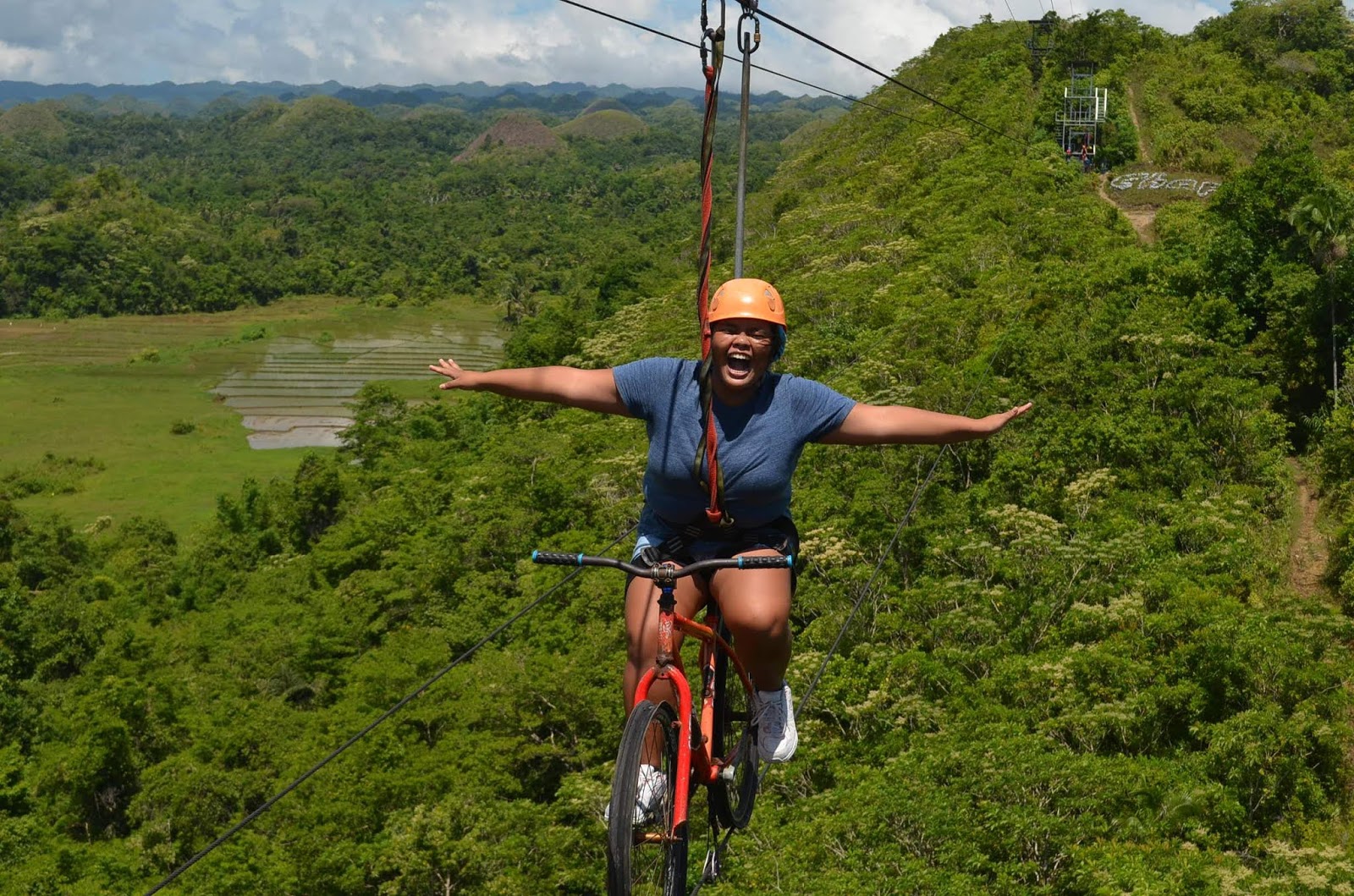 CHAP Bohol Adventure Curious Onion Bike Zipline